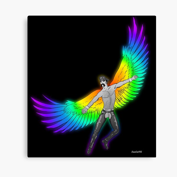 Pride Eagle Leatherman Canvas Print