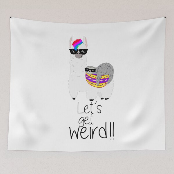 Item preview, Weird Llama and Friend designed and sold by Non-Compliant.
