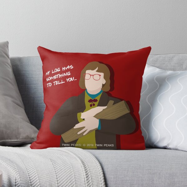 Twin Peaks - Log Lady Throw Pillow