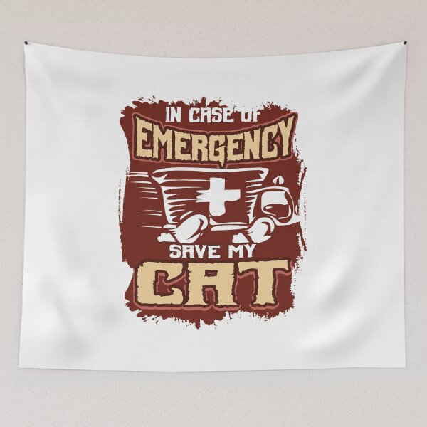 Item preview, In An Emergency Save MyCat T-Shirt designed and sold by TravelAl.