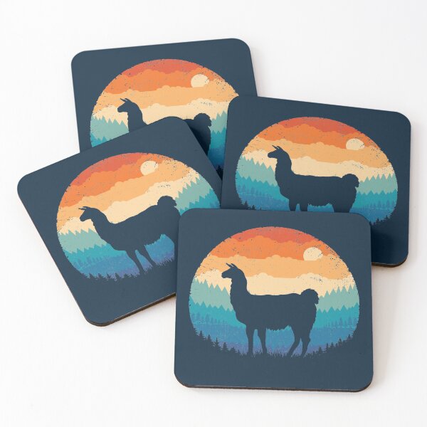 Item preview, Retro Alpaca designed and sold by TigerTom Design.