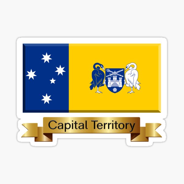 Item preview, Capital Territory Named Flag Gifts designed and sold by mpodger.