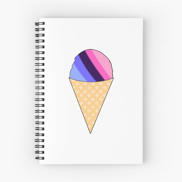 Item preview, omni pride flag ice cream cone designed and sold by omni-nomni.