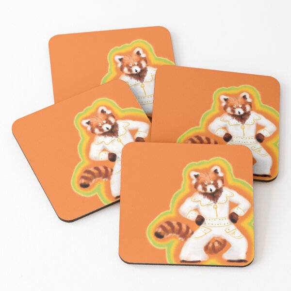 Item preview, Retro the Red Panda designed and sold by Kat Kuo.