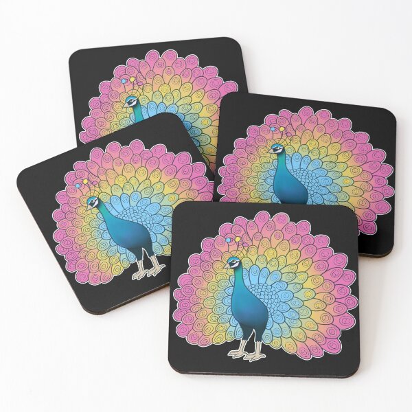 Item preview, Pansexual Pride Peacock designed and sold by celestialuka.