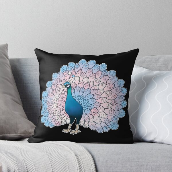 Item preview, Transgender Pride Peacock designed and sold by celestialuka.