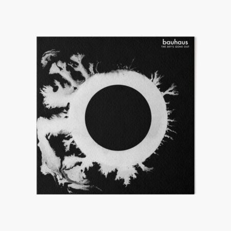 Artikel-Vorschau von Bauhaus der Himmel ist ausgegangen Post Punk 80er Jahre Retro Schwarz-Weiß-Kunstwerk, designt und verkauft von Onyria Art.