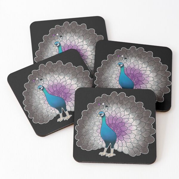 Item preview, Asexual Pride Peacock designed and sold by celestialuka.