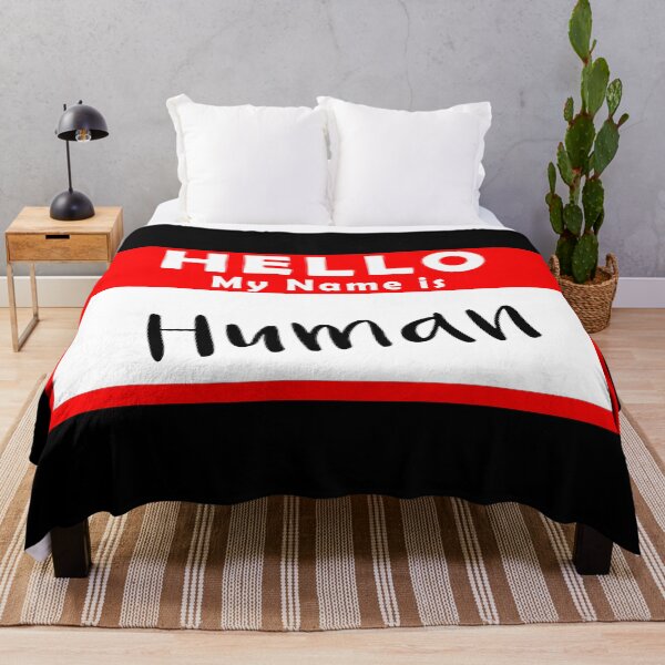 Item preview, Hello My Name is Human Left Chest designed and sold by Shanestillz.