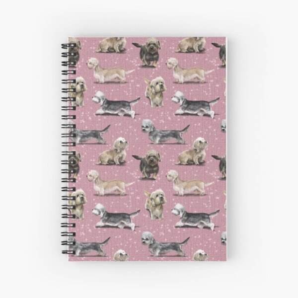 The Dandie Dinmont Pink Spiral Notebook