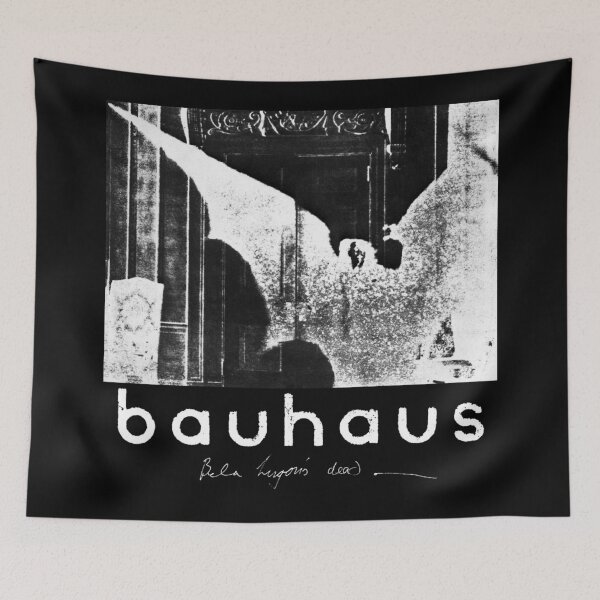 Item preview, Bela Lugosi's dead horror post punk 80s retro black and white artwork designed and sold by Onyria Art.