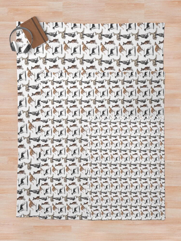 Alternate view of The Whippet Throw Blanket