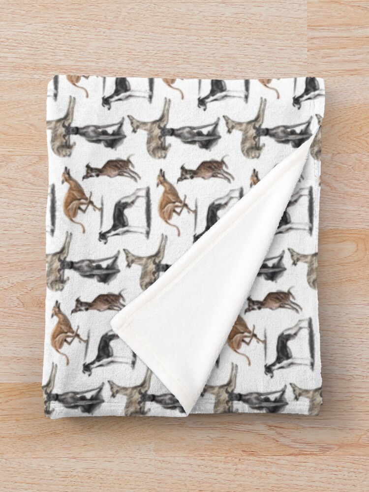 Alternate view of The Whippet Throw Blanket