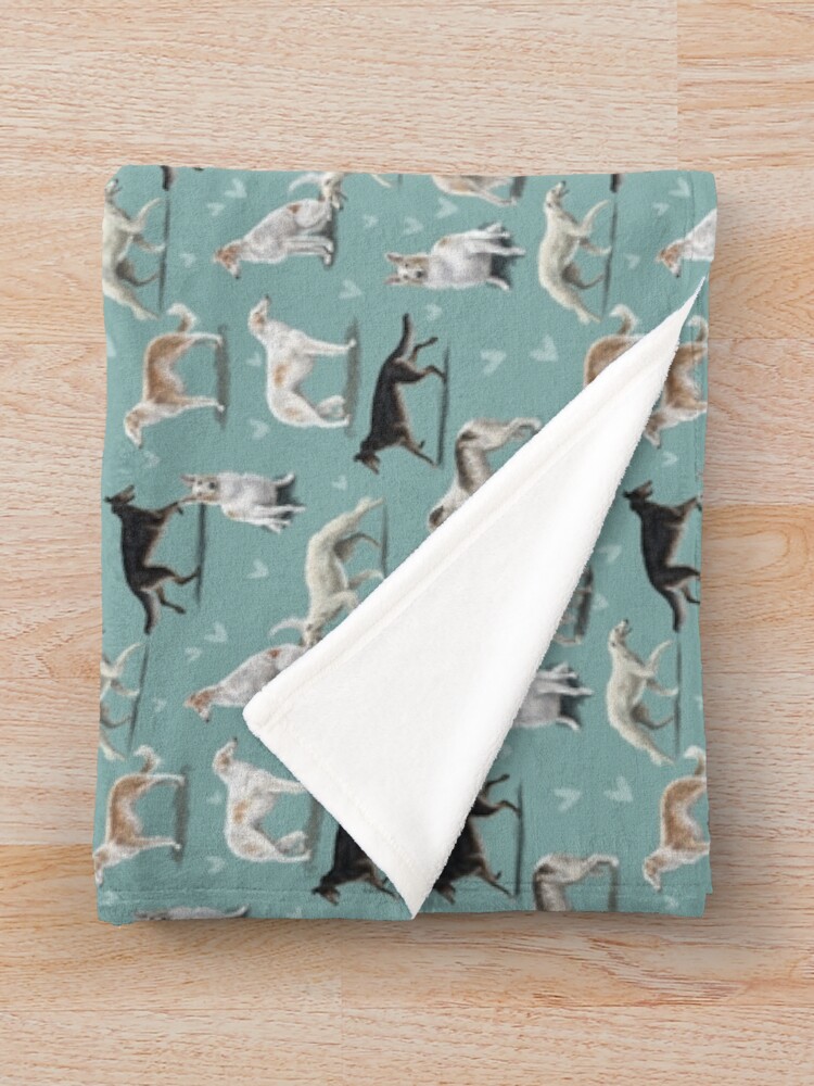 Alternate view of The Borzoi Throw Blanket