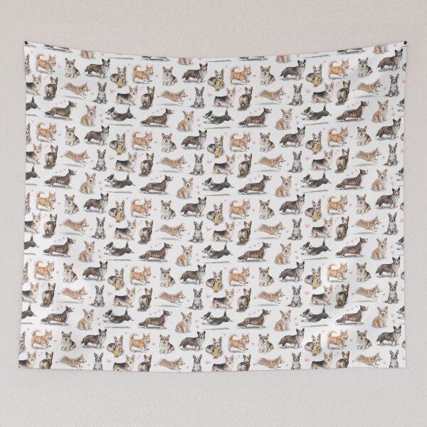 Item preview, Corgi designed and sold by Elspeth Rose Design.