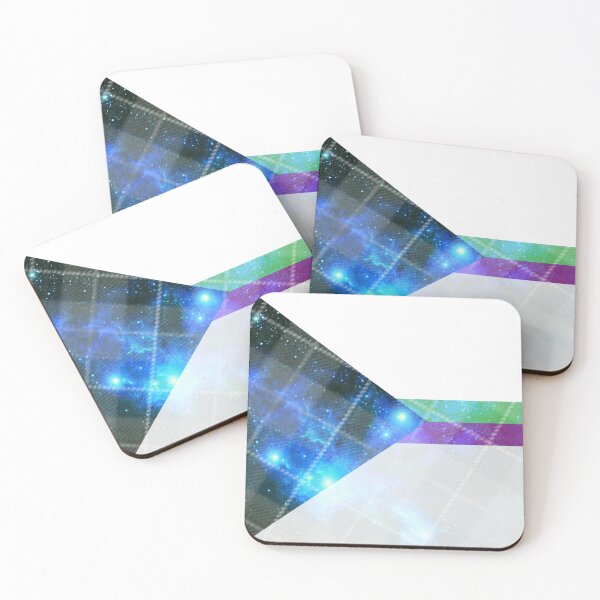 Item preview, Plaid space themed demisexual demiromantic flag  designed and sold by Jemjae1112.