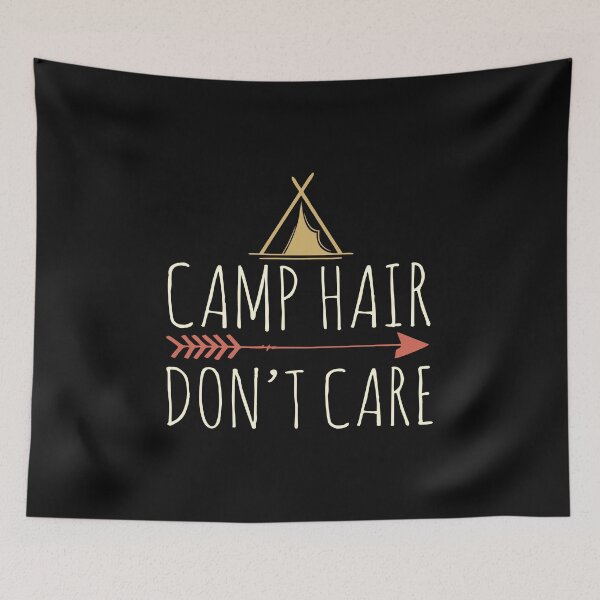 Item preview, Camp Hair Don't Care Funny Camping Life Quote Arrow Vintage Graphic  designed and sold by alenaz.