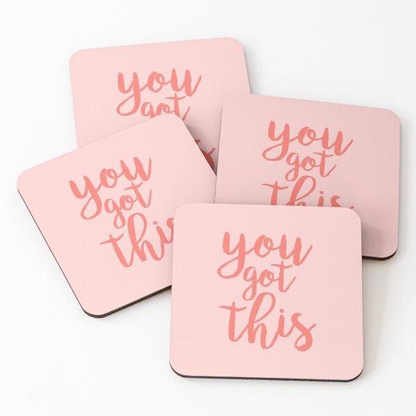 Item preview, You Got This PInk Motivational Quote designed and sold by blueskywhimsy.