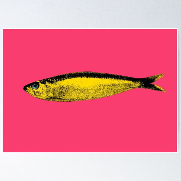 Item preview, Pink sardine designed and sold by botanical city.