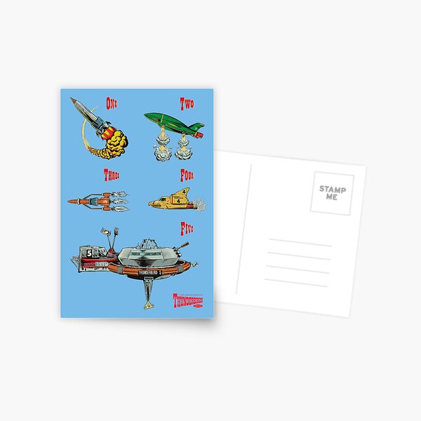 Thunderbirds are GO! Postcard
