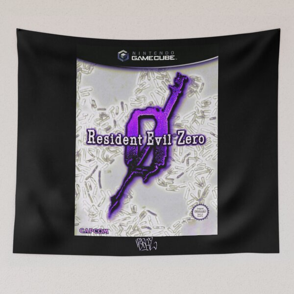Aperçu de l'œuvre Resident Evil 0 GameCube EU Cover Art (Purple No Neon) créée et vendue par Brazz Official.