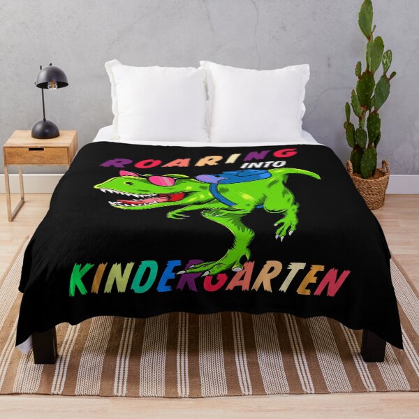 Item preview, Roaring Into Kindergarten with a Dinosaur with Backpack and Sunglasses designed and sold by Basti09.