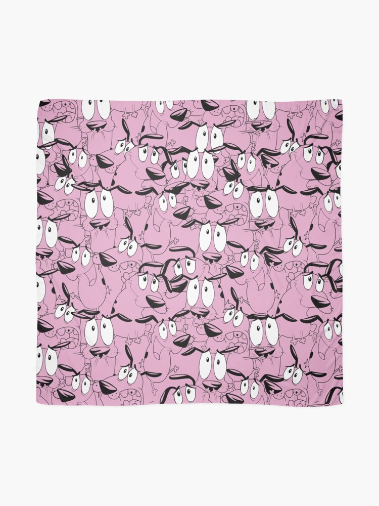 Alternate view of Courage the Cowardly Dog pattern Scarf