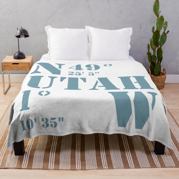 Item preview, UTAH BEACH COORDINATES designed and sold by CoolYule.