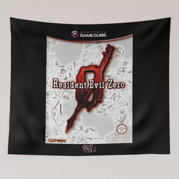 Aperçu de l'œuvre Resident Evil 0 GameCube EU Cover Art (Red No Neon) créée et vendue par Brazz Official.