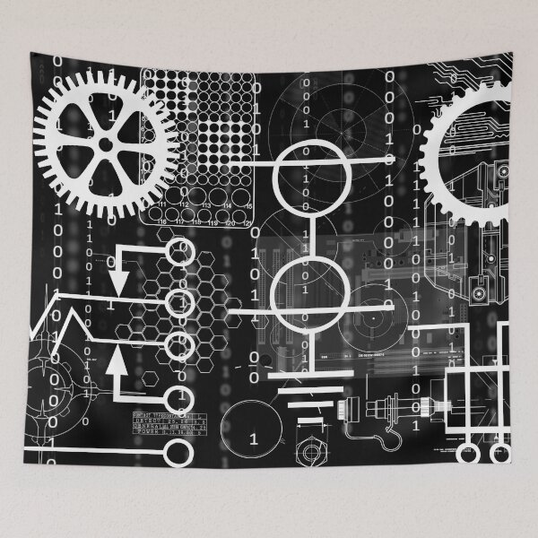 Item preview, Cyber Tech Digital Art designed and sold by WhiteRosesArt.