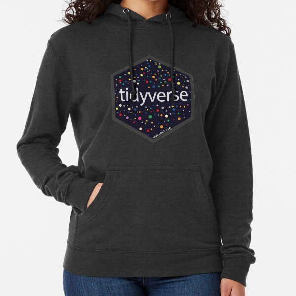R rstudiotidyverse hex Lightweight Hoodie