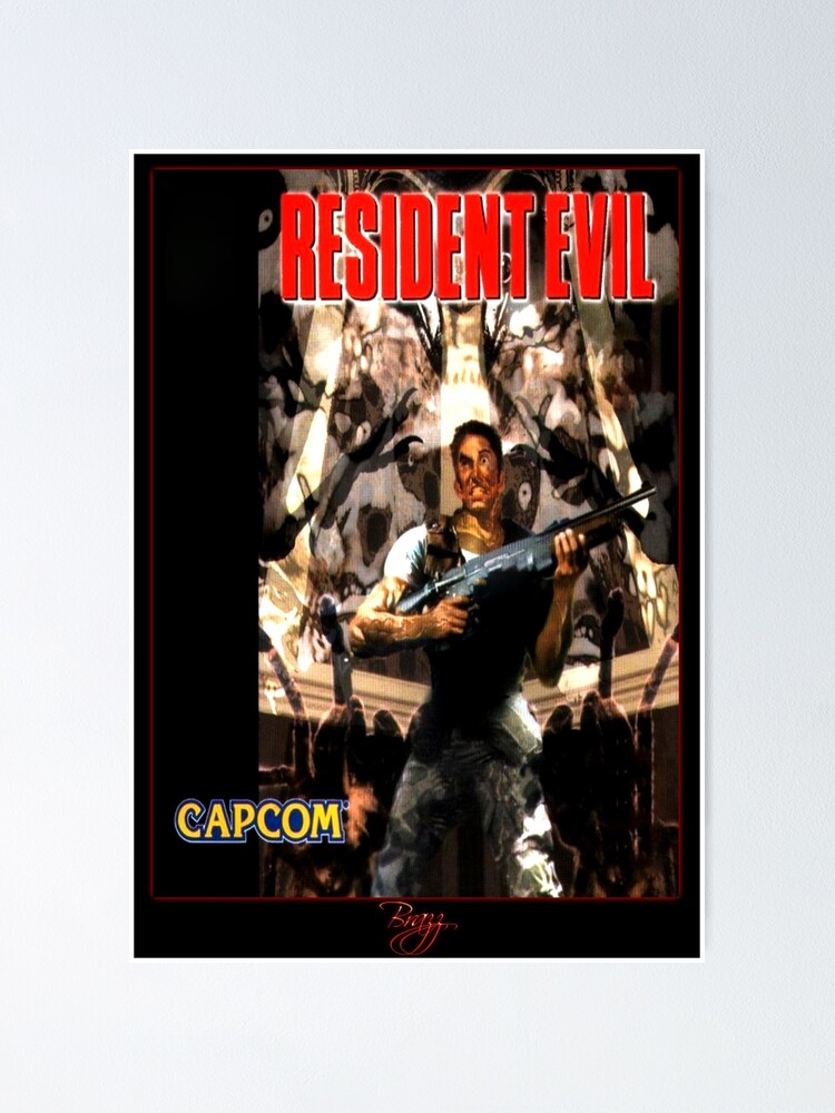 Resident Evil 4 Poster, Official Cover Art, PS2 Game
