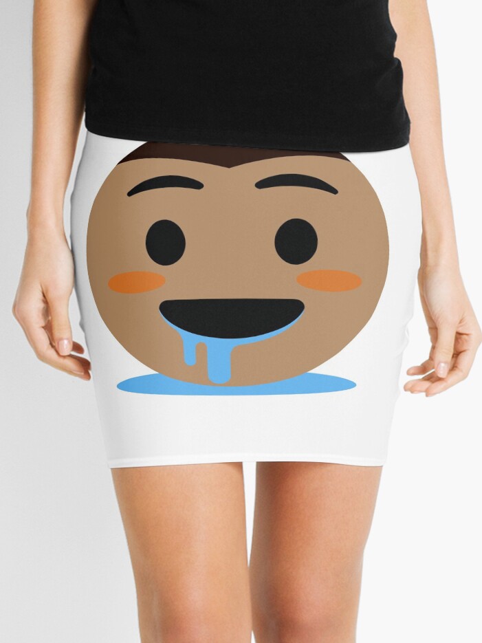 Sokka Drooling Face Emoji Mini Skirt for Sale by PrinceTumi Redbubble