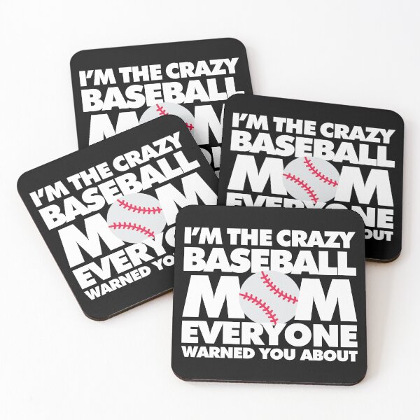 Artikelvorschau, Im The Crazy Baseball Mom Alle haben dich vor Funny Saying gewarnt entworfen und verkauft von elhefe.