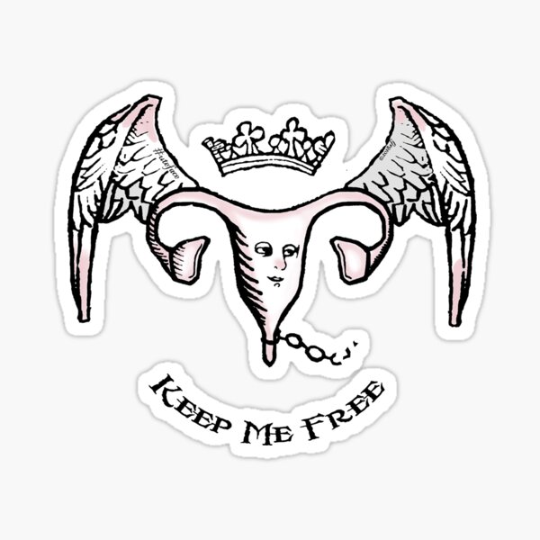Keep Me Free - #Uteface Sticker