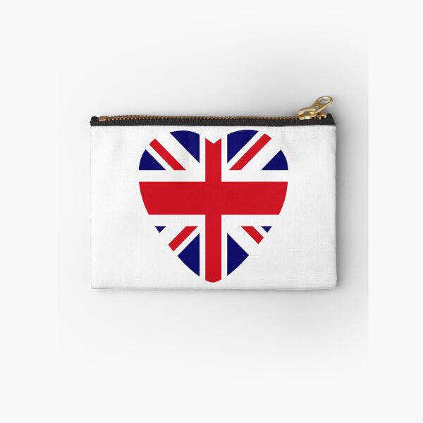 Item preview, British Patriot Flag Series (Heart) designed and sold by Carbon-Fibre Media.