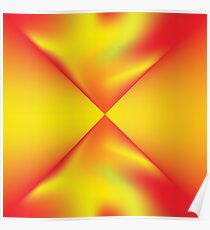 Digital Sun Aurora Poster