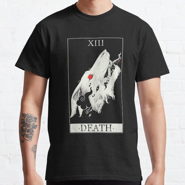 Death Tarot Card Wolf Art Classic T-Shirt