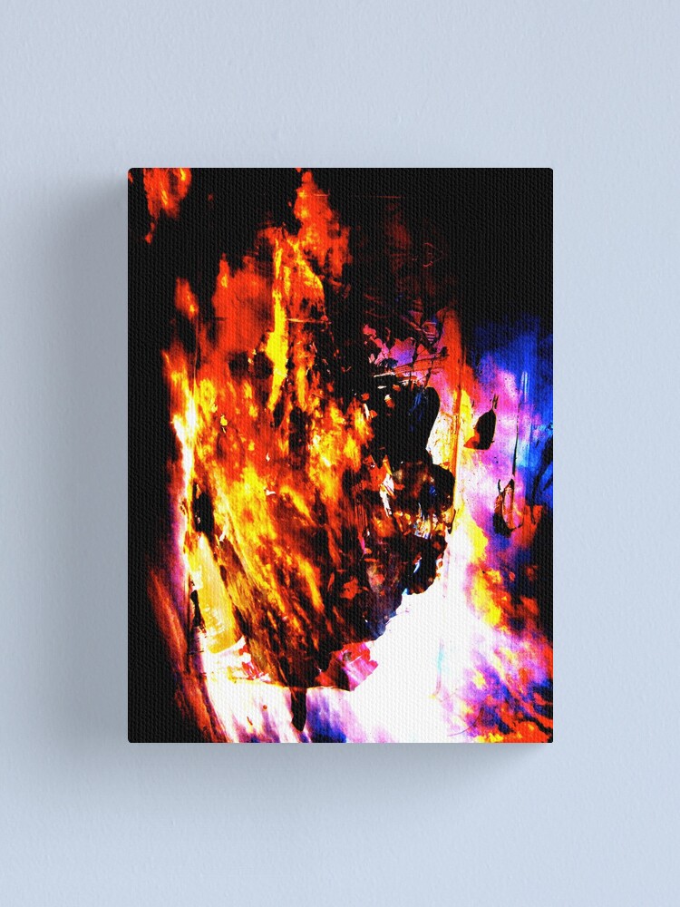 Alternate view of Burning Tree Canvas Print