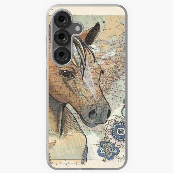 Aperçu de l'œuvre Quarter Horse sur la carte créée et vendue par Elizabeth Staley.