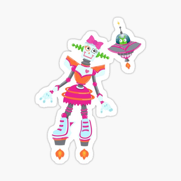 Explore Robot Sticker