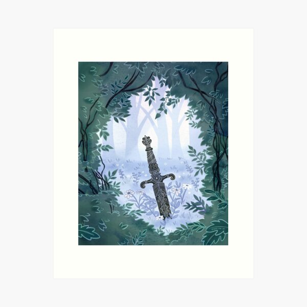 Sword in the Forest  Art Print