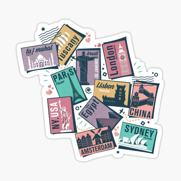 Air Mail Stickers for Sale