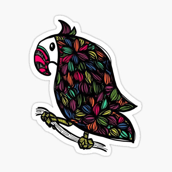 Tangle Toucan Sticker