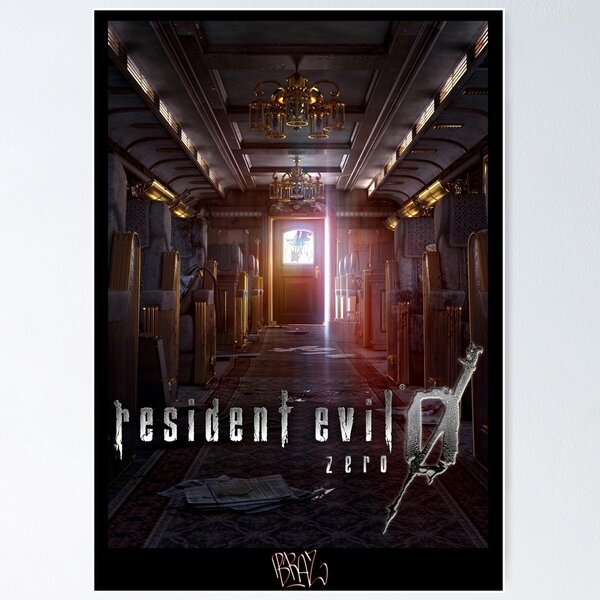 Item preview, Resident Evil 0 Remastered Cover Art (Original No Neon) designed and sold by Brazz Official.