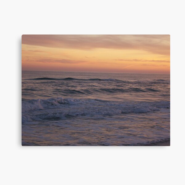 Orange Beach Sunset 2 Canvas Print