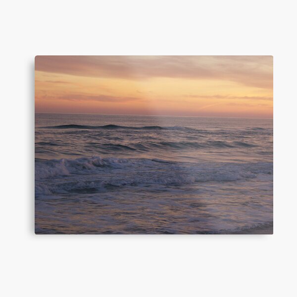 Orange Beach Sunset 2 Metal Print