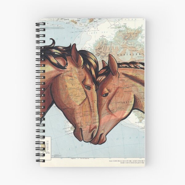 Item preview, Brumby Horse on Map designed and sold by Elizabeth Staley.