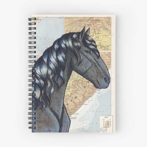 Item preview, Vlaamperd Horse en el mapa designed and sold by Elizabeth Staley.