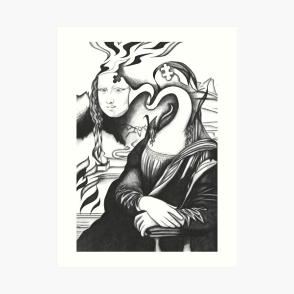 Mona Lisa 68 Art Print